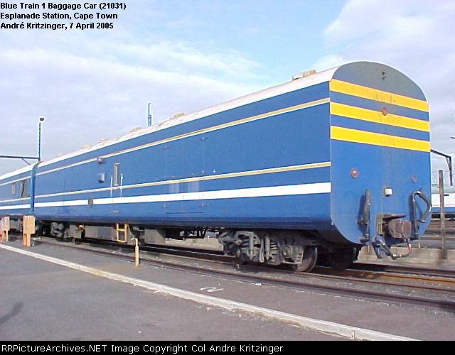 SAR Blue Train Baggage Van, Side B